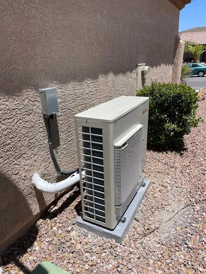 Residential air conditioning condenser unit in Valley